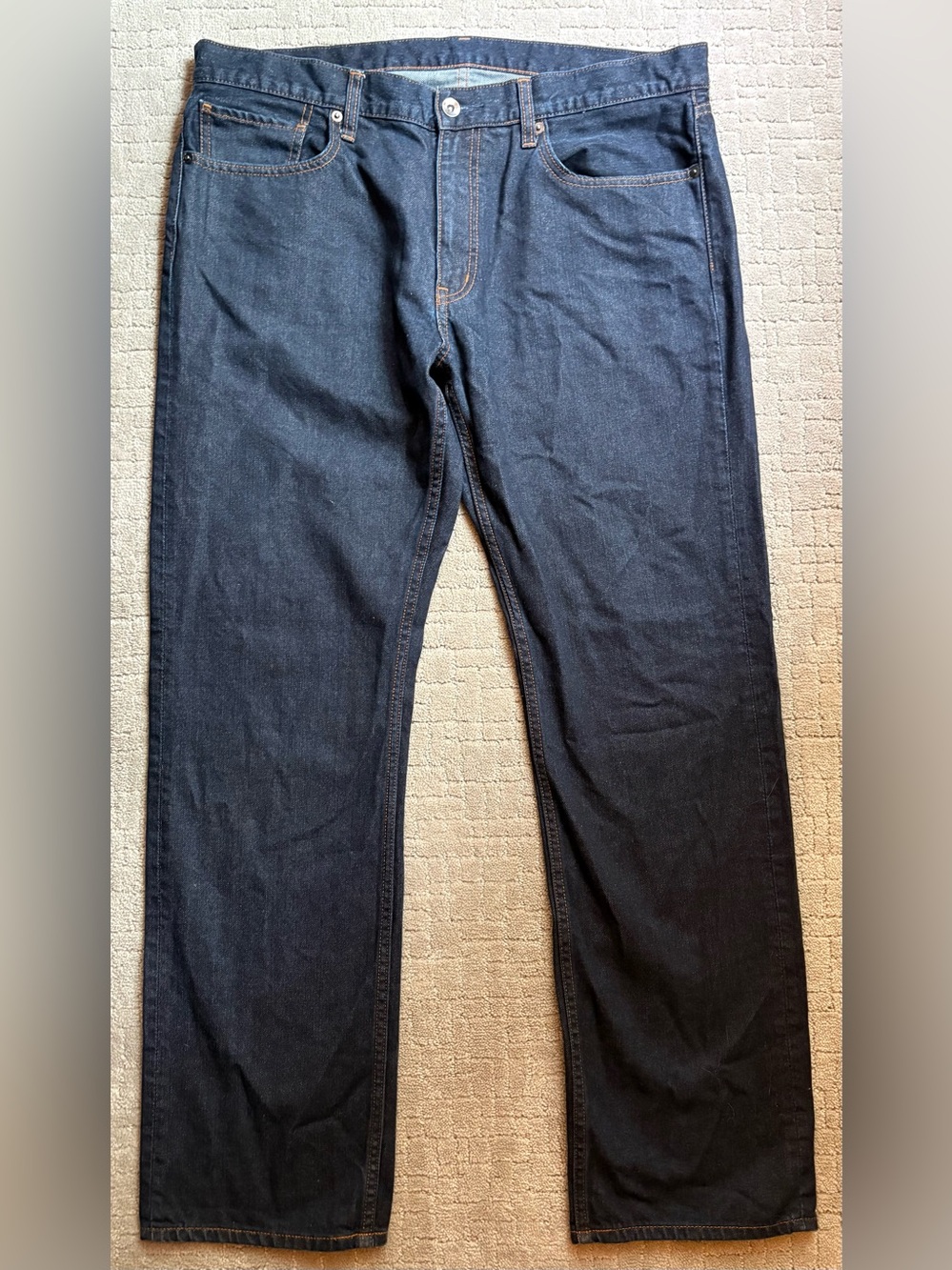 Uniqlo Men's Dark Indigo Straight Jeans